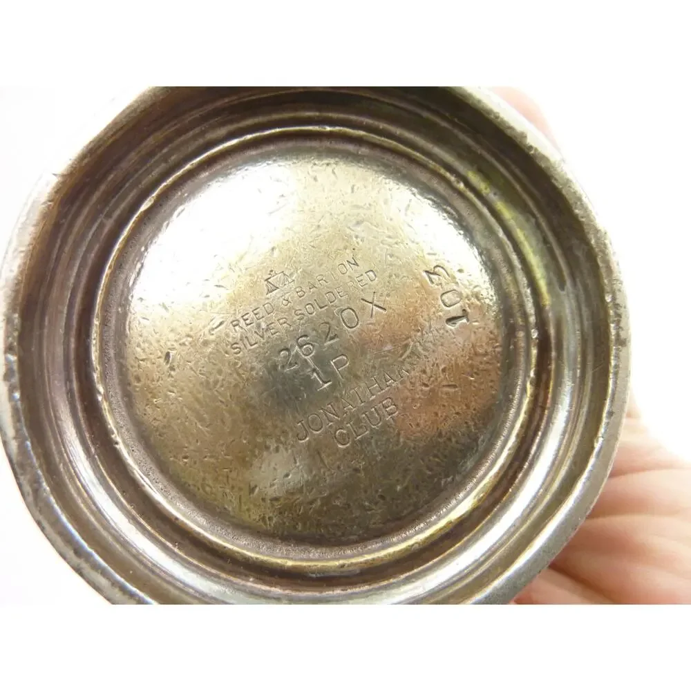Reed Barton Silver Soldered Teapot Creamer Pitcher Vintage Allied Properties 5x6
